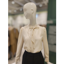 [ZOOC] 프릴 포인트 타이넥 블라우스 V231MSC904(1398018)