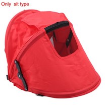 베이비 유모차 Sunshield 그늘 보호 후드 캐노피 커버 유모차 유모차 유모차 Sun Visor Carriage Sun Shade, 01 red