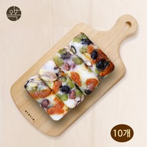 영양떡 찰떡 모듬영양찰떡 수제떡 떡주문 당일생산 국내산 햅 찹쌀 서리태 밤 완두배기 호박꼬지 신안 천일염 속이편한 서울유명떡집, 10개