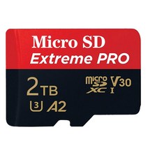 휠체어 휠 바퀴 전동휠체어고속 마이크로 sd 카드 2tb 100 실제 용량 카드 132, 마이크로SD 그레이 2TB