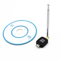 마이크로 USB DVB-T 튜너 미니 TV 수신기 동글/안테나 THD 디지털 모바일 위성, 한개옵션0