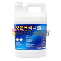 오븐크리너 3.75L 강력 기름때 제거제 주방 오븐 후드 렌지 튀김기 바닥 청소 세제