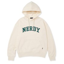 [국내매장정품 / 당일출고] NERDY 널디 트위스트 풀오버 후드 크림