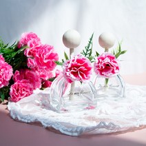 차량용 디퓨저 자동차 플라워 방향제 시리즈 고급 새차 선물, 이슬꽃