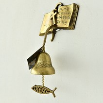 인투데코 기독교 천주교 성물 청동주물 도어벨2 현관문종 풍경종, 단품