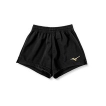 [미즈노] 배구복 게임바지 흡한속건 드라이 짧은 여성 V2MB8195 블랙x골드 L