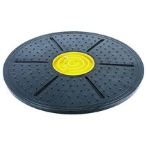 아이스하키퍽 하키 용품 롤 장비 훈련을 위한 밸런 보드 360도 체육관 피트니 밸런 디, 미로 노란색