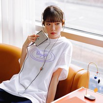 아트박스/데이라이프 데이라이프 시그니처 로고 하프 티셔츠 (화이트)