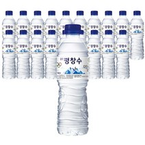 평창올림픽 생수 500ml 20개 천연 암반수 페트병 물 지하수 단체 대량 구매