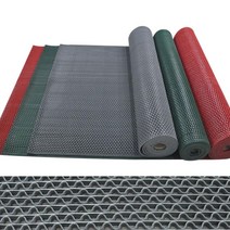 복도 발코니 미끄럼방지 배수 코일 롤매트1M 탄성매트 배수코일매트 셀프시공