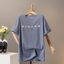모노시크 커바나 어라운드 레터링 박스 티셔츠 MNTE516