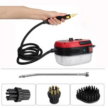 고압스팀기 청소 고온 및 압력 스팀 청소기 2500W 110V 220V 주방 후드 청소용 전기, 02 Red Cleaner_03 UK_01 110V