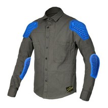 모토 자켓 셔츠 레이싱 슈트 코트 등 보호 데님 오토바이, XXXL, grey with gear