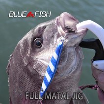 블루앤피쉬 Full metal jig야광 풀메탈지그 라이트지깅 40 60 80g, 실버