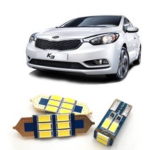 기어가 LED 실내등 번호판등 K3, 번호판 T10 2개, 1개