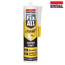 픽스올 Turbo 강력접착 실리콘 백색 290ml, 10개