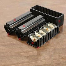 김밥 스시 초밥 만드는 마는 삼각 자동 기계 만들기 키트 롤 메이커 쌀 금형 주방 도구 일본 요리 가제트 개세트, 08