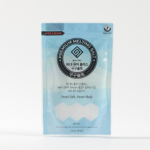 [설맞이 덤행사] [구구솔트] 미세플라스틱 걱정없는 천연 용융소금 구이용(굵은입자) 250g 스테이크 소금 캠핑소금, 1개