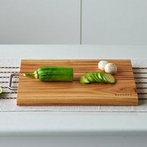 바우하우스 생활의달인 캄포 도마 모던 핸들 4027(중)+도마받침대