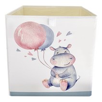 뚜뚜아트 장난감 정리함 수납함 이케아 칼락스 드뢰나 사이즈, 2. 풍선든 하마