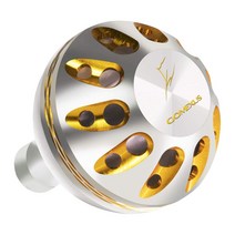 고멕서스 파워 릴 핸들 손잡이 시마노 다이와 (Daiwa) Type S (Shimano) Type A 용 18 스텔라 프리무스 17 엑셀러 16 블라스트 데스피나 1000-4000 용 알루미늄 38mm