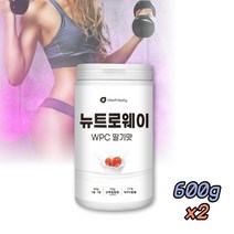 맛있는 벌크업 단백질 한끼 식사 여성단백질보충제 프로틴음료수 딸기맛 600g x2