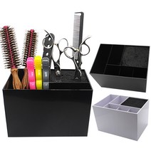 [GS] 다용도 가위 꽂이 (대) (블랙 화이트)/가위보관함/빗보관함, 1개, 화이트