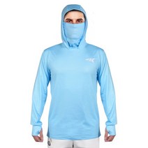 낚시 자켓 바람막이 kastking men39s hoodie shirt upf 50 sun protection long sleeve fishing shirt uv shirt, s, 푸른