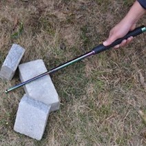 셀프방어 호신용품 호신봉 고탄소강재질 삼단봉 640MM 블랙