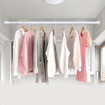 못없이 압축봉 커튼봉 원룸 커튼 걸이 행거봉 건조대 kkang*7913465EA, 골드스마일 3호 100-190cm