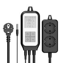 WiFi 온도계 습도계 소켓 어항 온도 조절기 챔버 디지털 온도 컨트롤러 전원 콘센트 50 ~ 110 ℃, type1