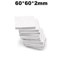 에바폼 EVA폼 압축스펀지 스티로폼 폼보드제작 스치로폼 10100pcs 양면 테이프 초강력 자기 접착 EVA 폼 스티커 패드 사각형 원형 헤비 듀티 장착 다중 크기, 56.White 60x60x2mm - 10PCS - 2