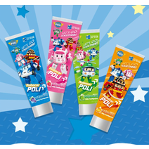 [선물 추가] 로보카폴리 4개 캐릭터 어린이 치약 키즈치약 로이 헬리 엠버, 상세페이지 참조