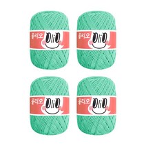 울클럽 올리오 뜨개실 70g 4볼 (총 280g), 766 민트, 4개