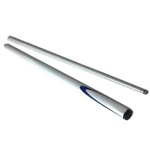 카본큐대 wholesale 화이트 카본 큐 9 5mm 카본 스누커 큐 ​​스틱의 12 분할 스테인레스 스틸 조인트 풀 당구 큐, 하얀, 9.5mm