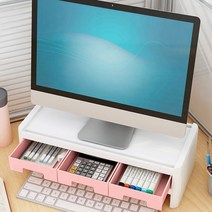 니하오구매대행 모니터 받침대 서랍형 4종, 1단그레이