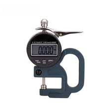 두께 측정기 마이크로미터 0-10mm 종이 원단 필름 가죽 두께계, 03. B타입 정확도 0.001