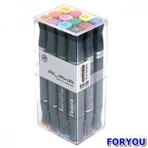 ForU752 알파 디자인마카 기본12색 12색 펜 마카 일러스트 디자인 애니메이션, 상세페이지 참조