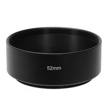 52mm 마운트 표준 금속 렌즈 후드 캐논 Nikon Pentax 소니 올림푸스, 하나, 보여진 바와 같이