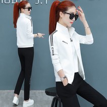 HUAQILIN 여성 빅 사이즈 트레이닝 세트 상하의 투피스 캐주얼 의류 세트 +HQLY001065