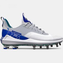 맨즈 UA 언더아머 언더아머 하퍼 7 로우 ST 베이스볼 야구 Cleats - Royal/White 3025582-400