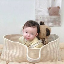 아기침대매트리스 유아 가구 요람 세트 어린이 애기 -, 회색