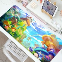 키보드 팜레스트 손목 받침대 마우스 쿠션 보호대 거치대 게이밍 Maplestory-용 액세서리 패드 컴퓨터 노트북 게이머 확장 매트 애니메이션 고무 테이블, [08] 1000x500x3mm, [12] CN025242  (12), 1개