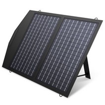 태양열 패널 solar 야외 60 100 120W Solarpanel for 휴대용 Powerstation 야외용 접이식 태양 광 발전, 안전, 60W Solarpanel