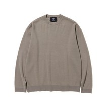 KNITTED 비스코스 워셔블 라운드 니트 MOCHA