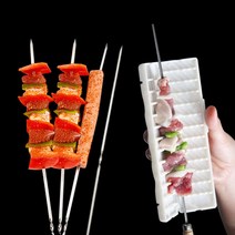꽂이 꼬챙이 기계 꼬치 끼우기 바베큐 캠핑 홀더 스텐 지 양꼬 닭꼬지