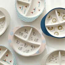 양념통 기저귀갈이대 흡착식판 키즈 플레이트 도시락 전자레인지 유치원소풍 용기, 쿠팡 03 Asiatic chipmunk