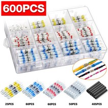 전선 와이어 방수 커넥터 800pcs 솔더 씰 솔더 링이있는 열 수축 전기 절연 홈 터미널, 협력사, 600개