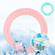 아이스 넥밴드 쿨스카프 -18도 머플러 아이스 튜브 얼음링 넥 쿨링 워머 여름아이템, ICE쿨스카프1+1블루