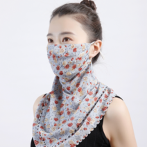 메이투 UV 자외선 차단 쉬폰 스카프 마스크